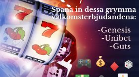 Tre välkomstbonusar vi rekommenderar