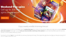 betsson weekend freespins in february