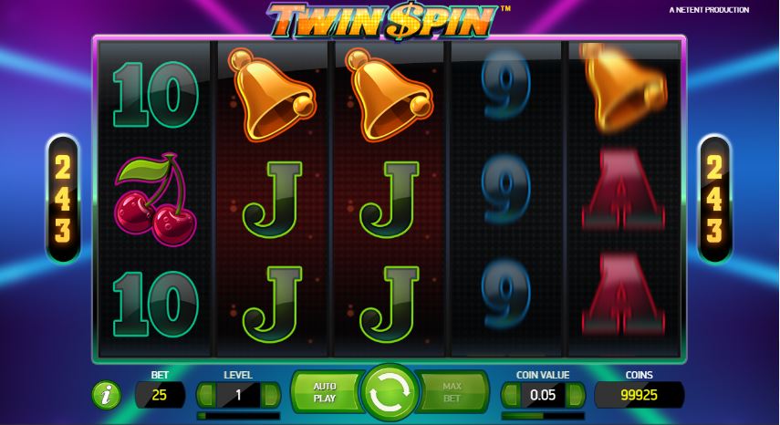 twinspins slot in-game view