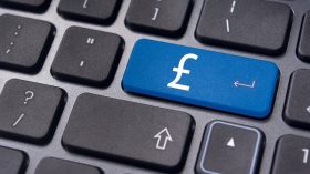 Money symbol on keyboard