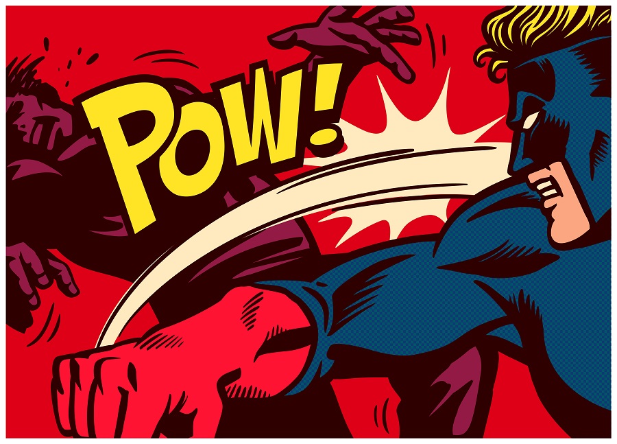 Best Comic Themed Slots 1 comic pow sound