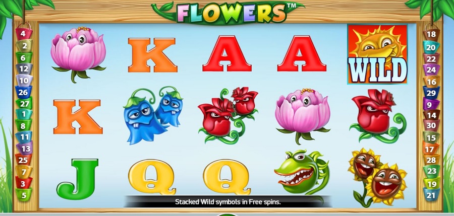 Flowers Slot Symbols