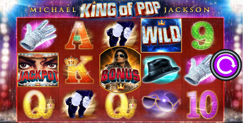 michael jackson slot symbols