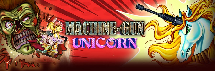 weird slot machine gun unicorn