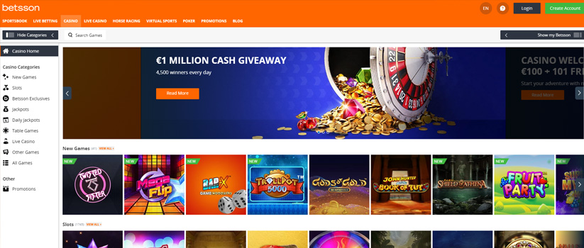 Best Online Casinos in UK 2020 - A List No One Should Miss! 2 Betsson a highrollers dream